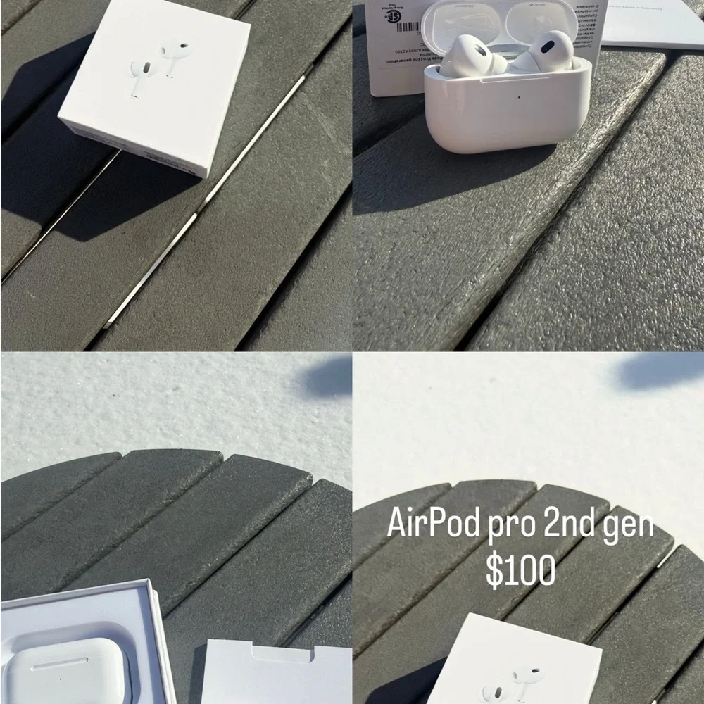 Apple Wireless Earbuds with Charging Case - White